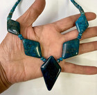 HSN Jay King Sterling Silver Diamond Shape Apatite 18" Necklace — photo 4