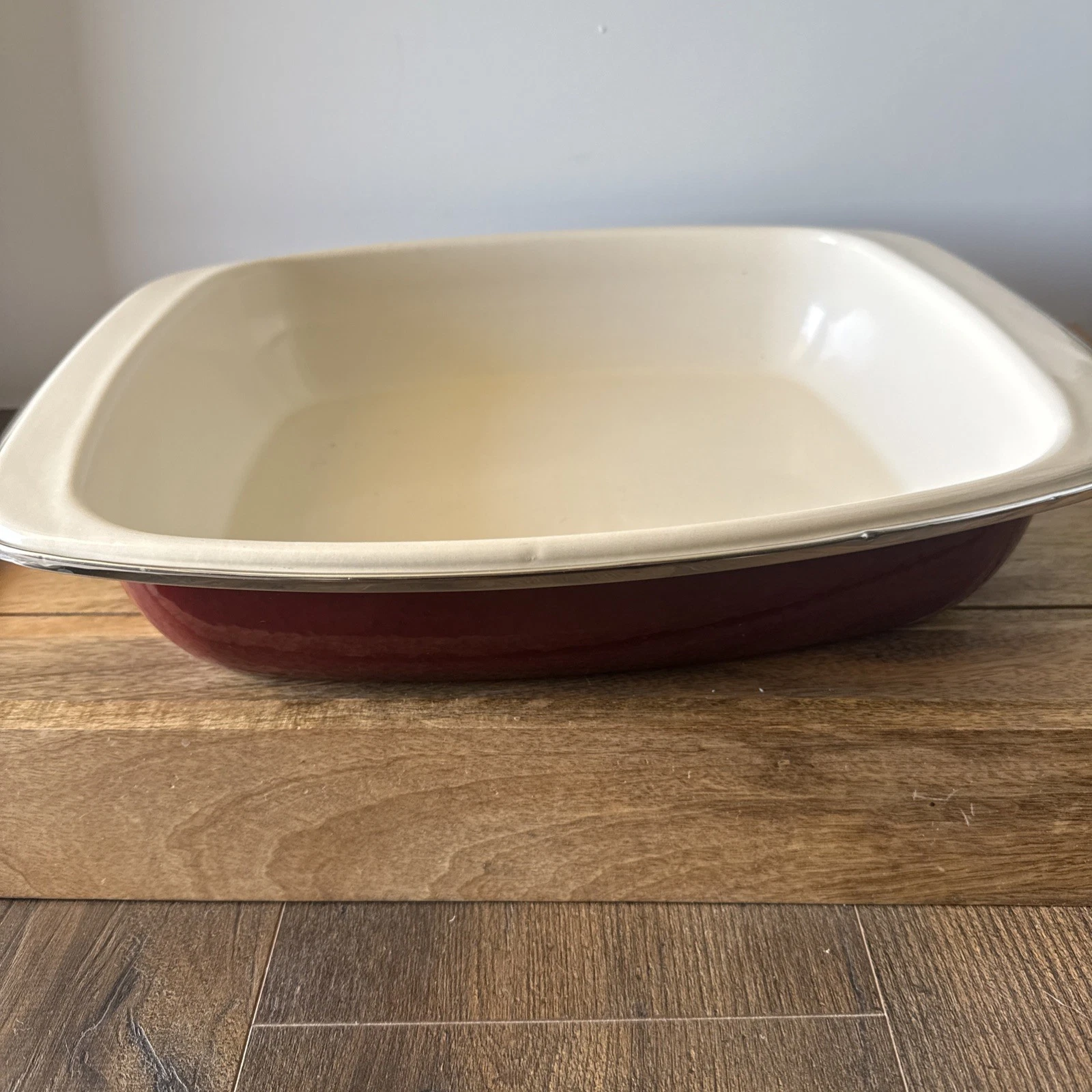 Paula Deen Enamel Lasagna Baking Pan Casserole Roaster Red Speckled
Opens in a new window or tab