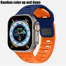 Band Strap iWatch Silicone Sport For Apple Watch Series Ultra 2 9 8 7 SE 6 49mm