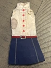 Mattel Barbie Skipper Doll Cookie Time Dress #1912 Vintage 1960s