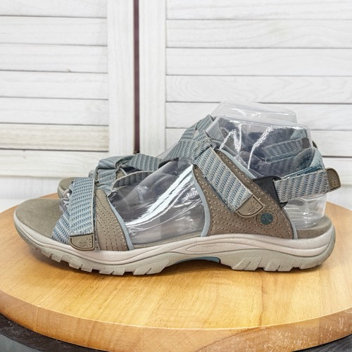 Sandalias de senderismo Timberland Earthkeepers Jordan Pond con tiras azules grises 8,5 para mujer - Imagen 3 de 12