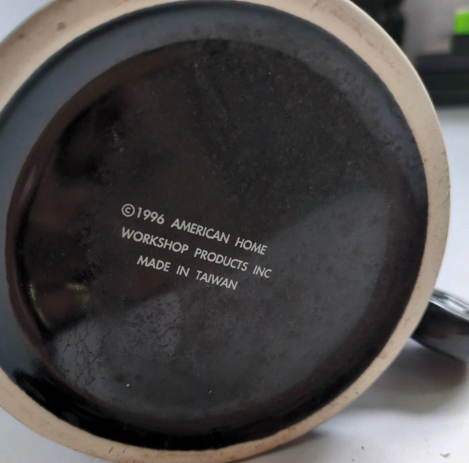 Taza de café de cerámica 3D Sears Craftsman No soy nuez me encanta mi herramienta 18 oz 1996 Foto 4 de 4