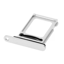 Dual SIM Card Tray Holder Replacement Part For iPhone 13 Starlight WHITE