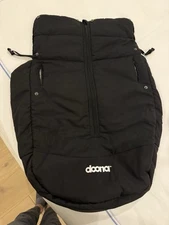 Doona Footmuff w/ Blanket - Black - Great Condition