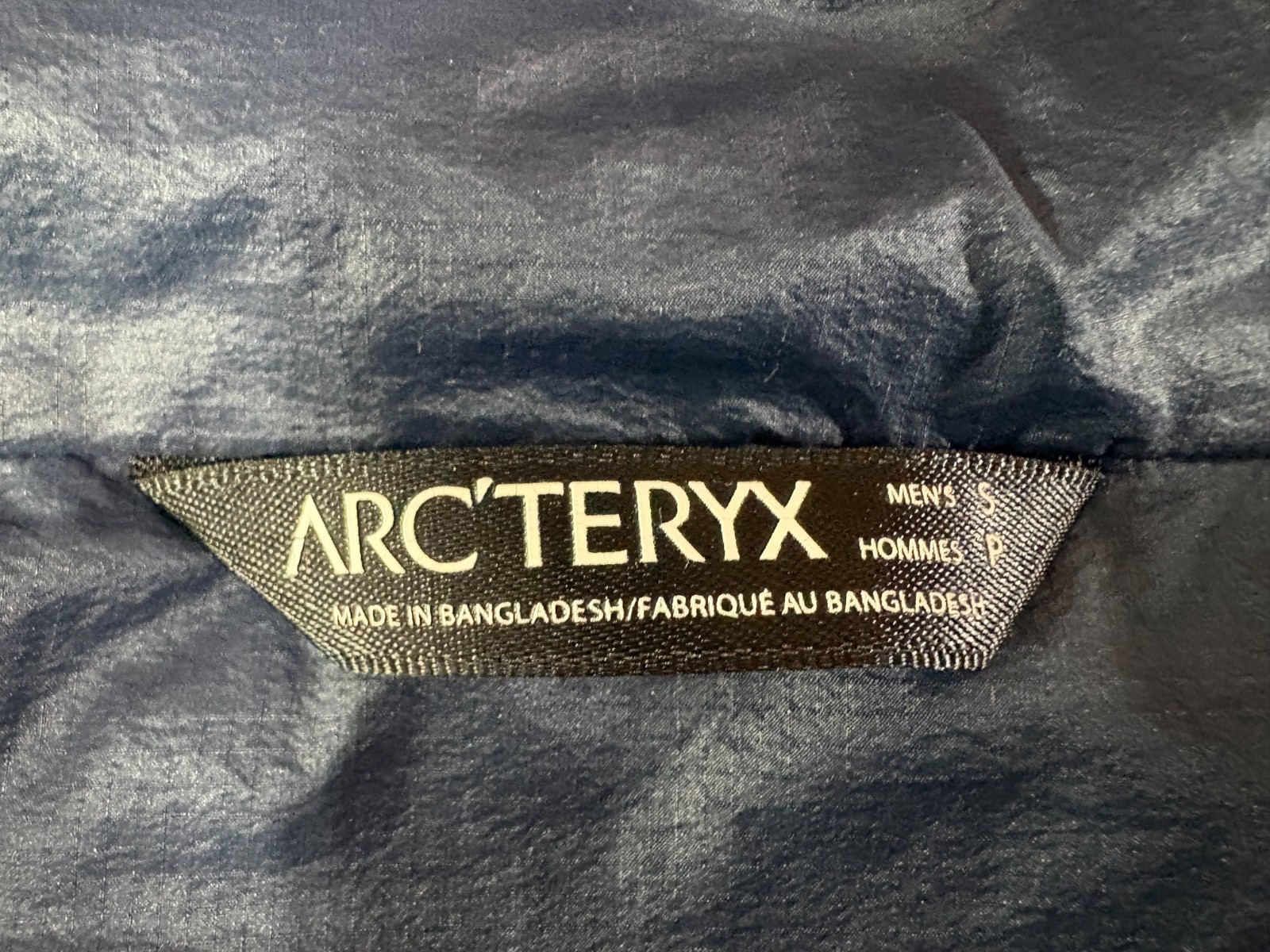 Arc'teryx Full Zip Atom AR Hoody Jacket Size S color blue stain* image 2