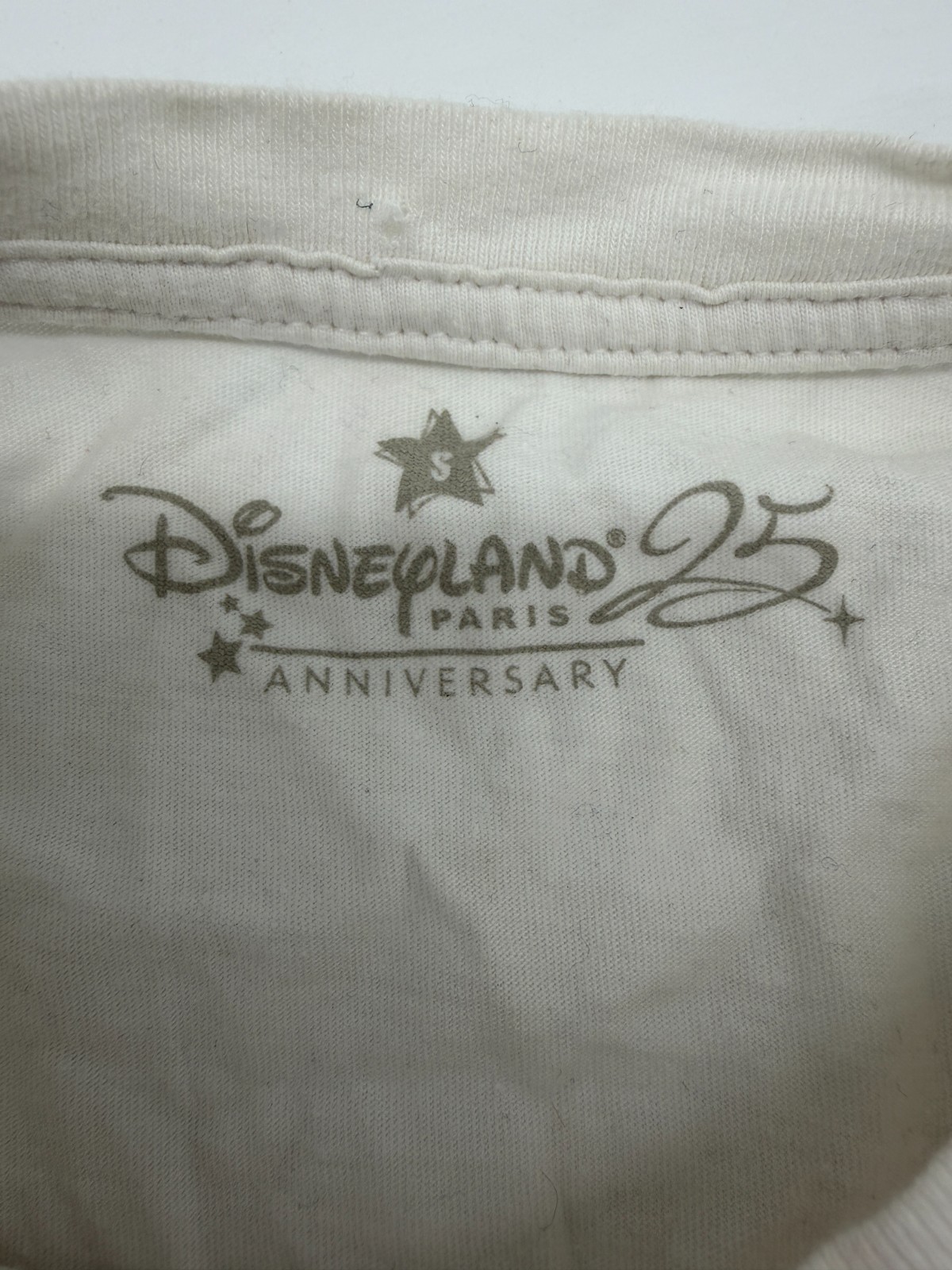 Disneyland Paris 25th Anniversary Donald Duck Discover Stars T-Shirt Size S image 3