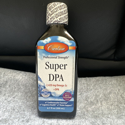 Carlson Proffesional Strength Super Dpa 2420mg Omega-3s DPA 6.7 fl oz NEW SHIP