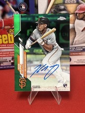 2020 Topps Chrome - Rookie Autographs Kean Wong #RA-KW Green Refractor /99  