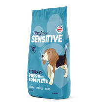 DOG FOOD / PUPPY FOOD - Burgess Sensitive Puppy Turkey & Rice 12.5kg 4.94 per kilo