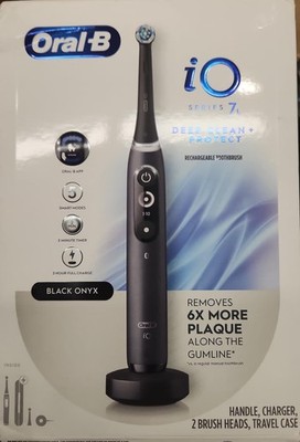 Open box Oral-B iO Series 7 IO7 Rechargeable Electric Toothbrush - Black