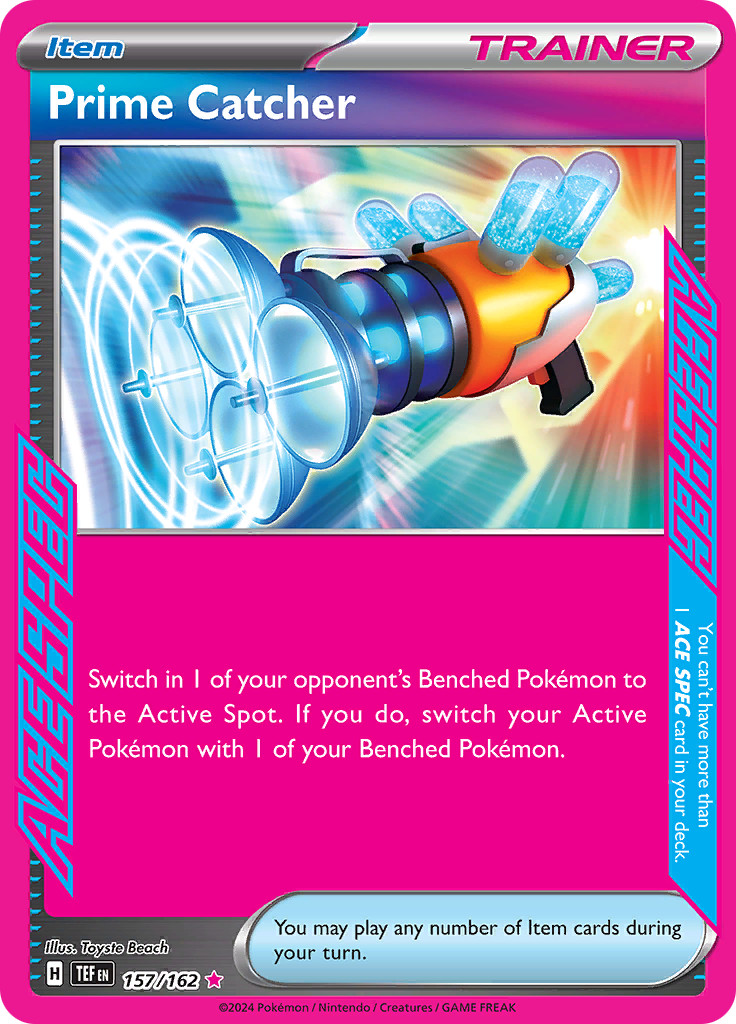 Prime Catcher 157/162 - Temporal Forces - Pokemon TCG - ACE SPEC Rare