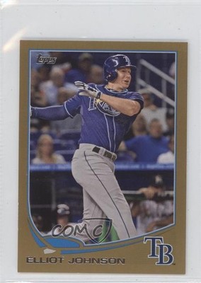 2013 Topps Mini Gold 42/62 Elliot Johnson #177 sh7