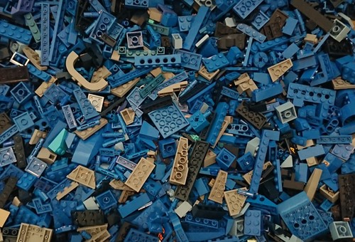Genuine LEGO - 500g bulk lots - assorted spare parts creativity pack - Picture 5 of 21