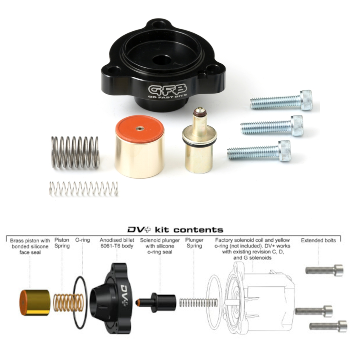 GFB DV+ for Volkswagen Audi Seat Skoda 2.0 TFSi & 1.8 TFSi models