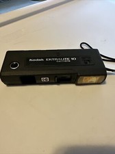 Kodak Ektralite 10 Film Camera With Flash Vintage Black Untested AS IS