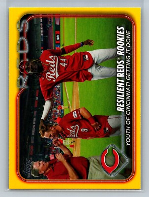 2024 Series 1 Resilient Reds Rookies: Youth of Cincinnati Getting It Down Yellow