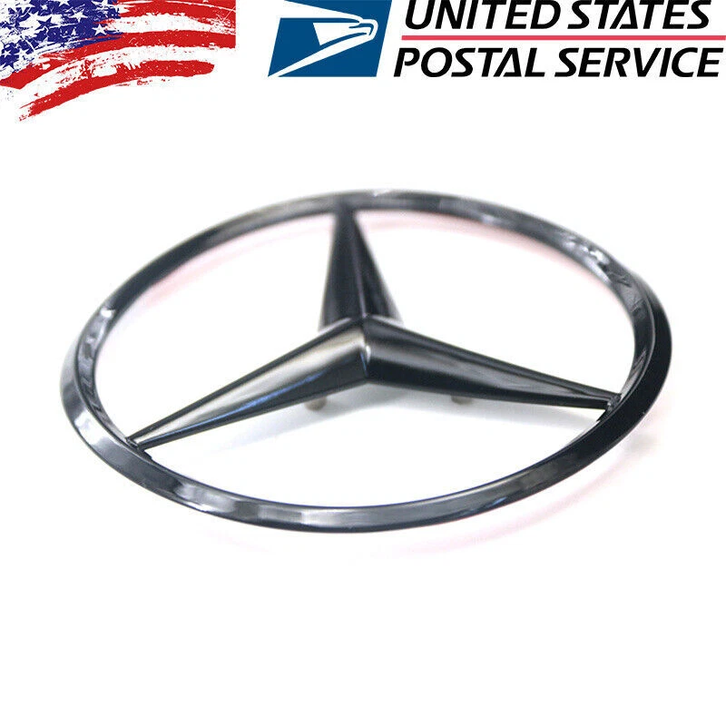 Insignia trasera AMG emblema maletero estrella negro brillante clase S W222 OEM A2228170016 Foto 4 de 4