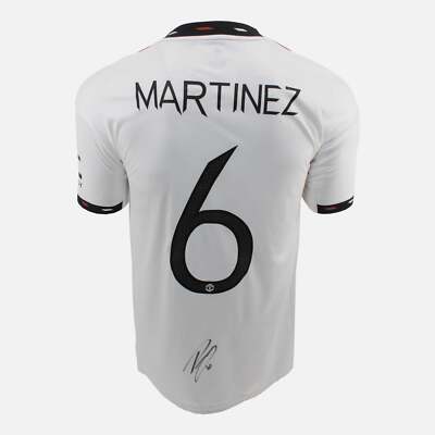 Lisandro Martinez Signed Manchester United Shirt 2022-23 Away [6