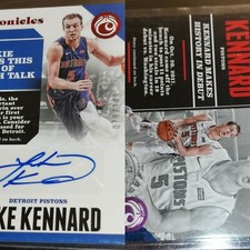 2017 Chronicles Luke Kennard Rc Pink  40/99 & Rookie Auto Red 70/149