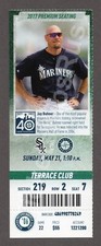 2017 Seattle Mariners vs Chicago White Sox 5/21 MINT CLUB Ticket JAY BUHNER BONE