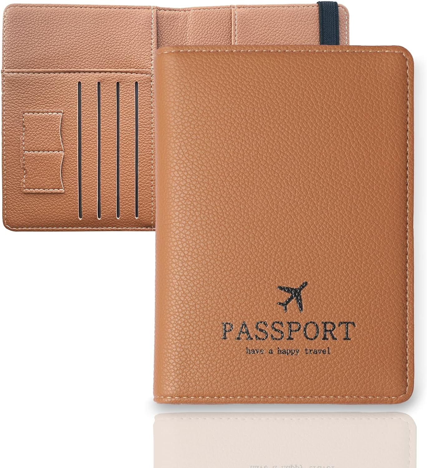 RFID-Blocking Passport Wallet with Multiple Card Slots for Travel Organization  -image