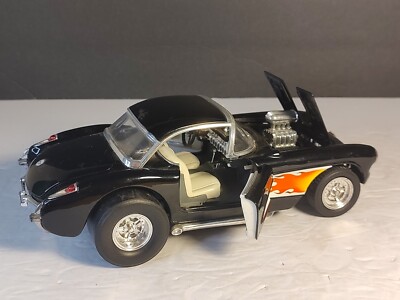 Vintage 1957 Chevorlet Corvette Gasser Black Road Signature 1:18