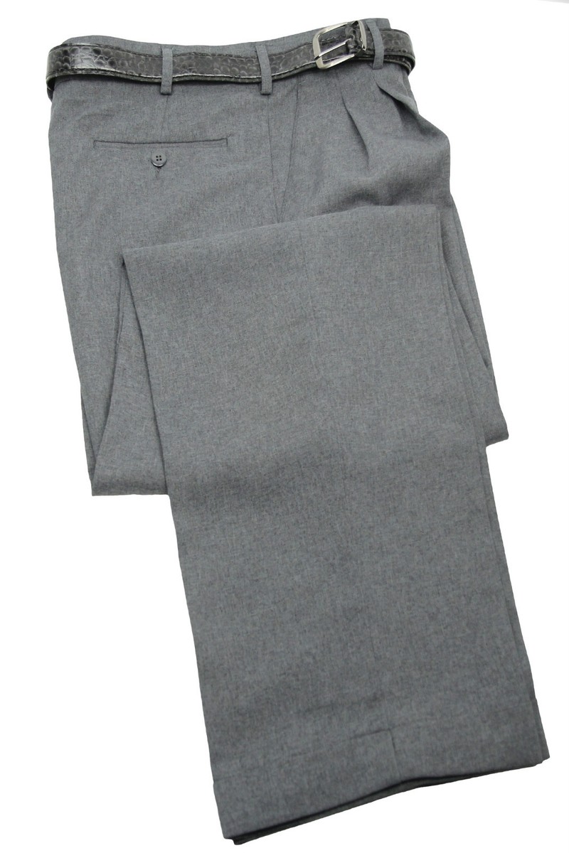 k*n様 60's rayon slacks Mens Tan Poly Rayon Dress Pants ZRA Slacks Flat Front