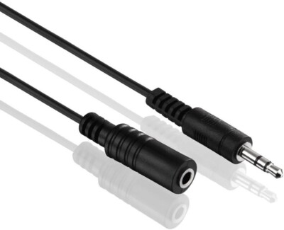5m Audio Verlängerungskabel Verlängerung 3,5mm Stecker Klinke auf 3,5mm Buchse