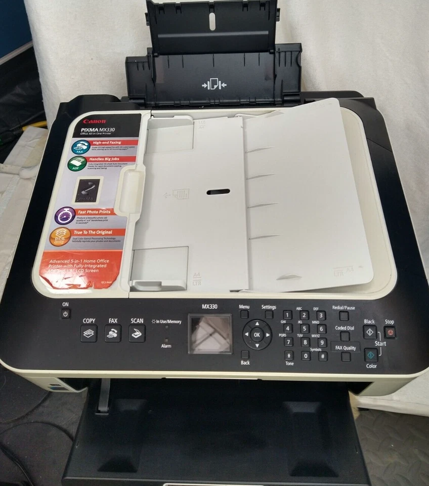 CANON PIXMA PRINTER MX330 ALL-IN-1 INKJET COLOR PRINT COPY SCAN FAX PARTS/REPAIR - Image 4 of 4