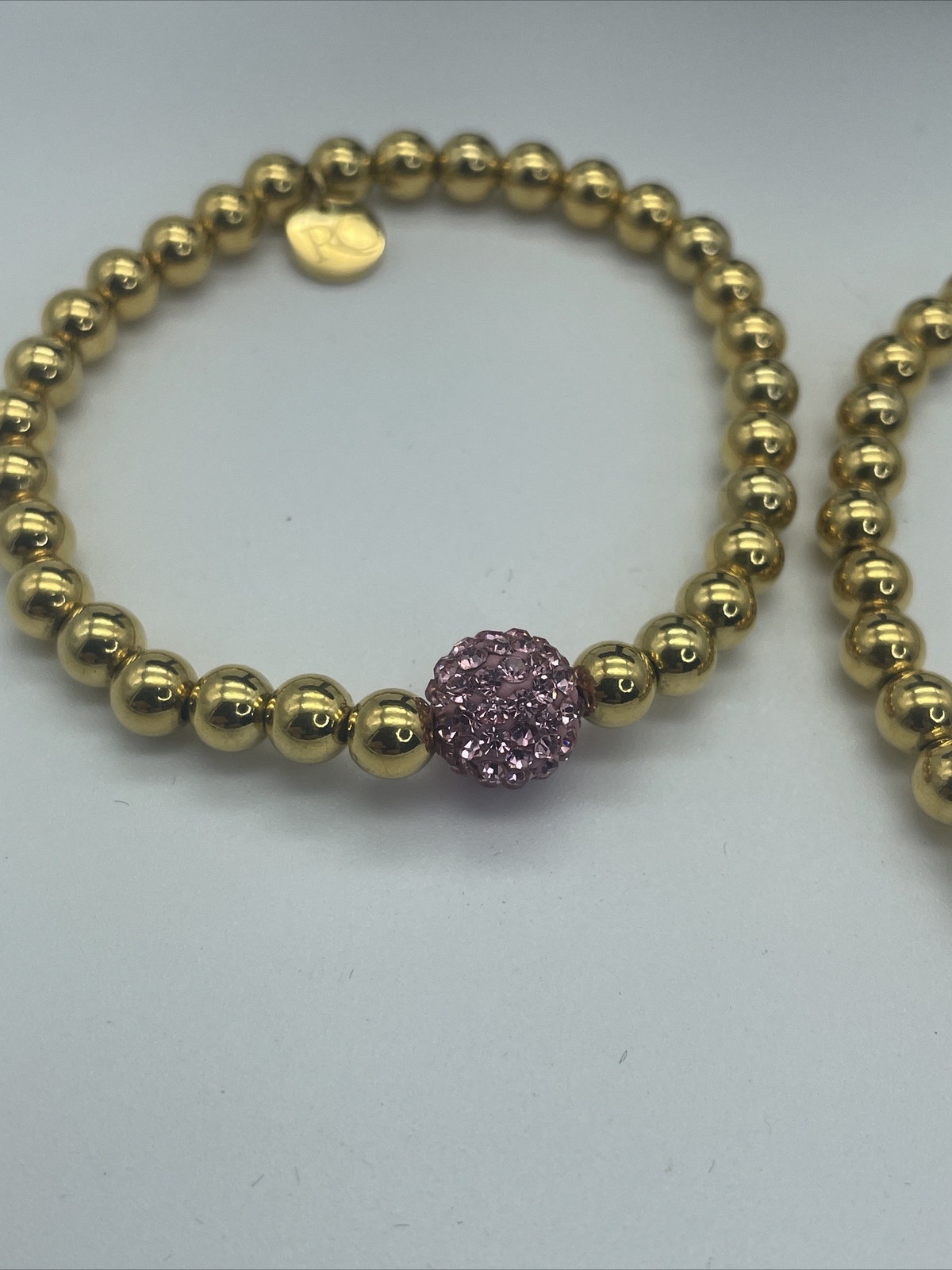 2 Rustic Cuff Pink Ireland Mini Stretch Gold Tone… - image 7