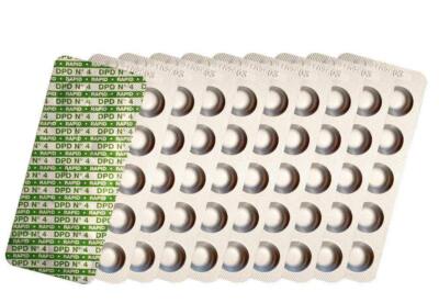 100 Tabletten Wassertest Rapid Sauerst DPD 4 Pool Wasserwerte testen Schütteltes