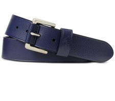 Polo Ralph Lauren Men's Signature Pony Leather Belt  Size 32  79.50 Retail