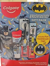 Colgate 1 Batman Electric Toothbrush 1 Batman Manual Toothbrush Paste  BatCap