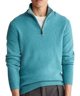 Polo Ralph Lauren Men's Cashmere Blend Quarter-Zip Sweater - Size S | eBay
