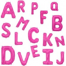 PALLONCINI LETTERA A FUCSIA MYLAR 42 CM CON VALVOLA