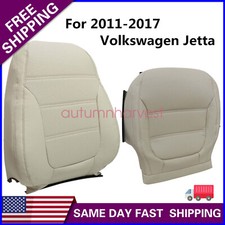 For 2011 2012 2013 2014 2015 2016 2017 Vw Jetta Driver Leather Seat Cover Tan