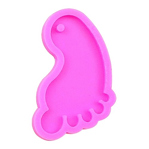 small-foot-keychains-mold-diy-epoxy-craft-necklace-keychain-jewelry