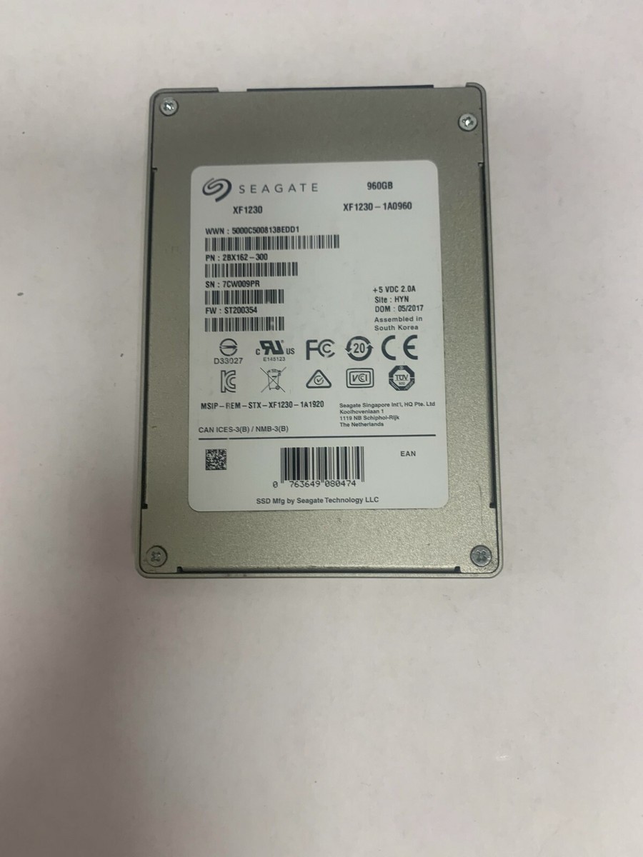 Seagate XF1230-1A0960 Nytro 960Gb SATA-6.0Gbps 7mm 2.5-Inch eMLC Internal SSD Seagate XF1230-1A0960 Nytro 960Gb SATA-6.0Gbps 7mm 2.5-Inch eMLC Internal SSD