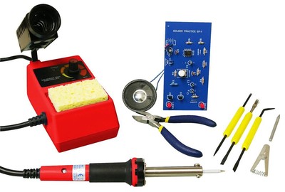 Deluxe Learn to Solder Kit | Fully Adjustable Soldering Station | Temperature...