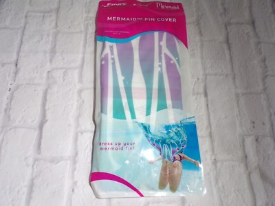 NEW Finis Mermaid Swim Fin Cover Paradise Multicolor Pool Fun Party Swimming