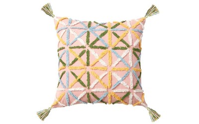 Accessorize Bedroom Collection Adena Filled Cushion (Blush) - 45x45cm