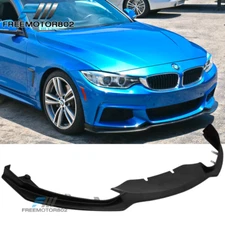 Fits 14-20 BMW F32 F33 F36 4 Series M Sport Type E PU Front Bumper Lip Splitter