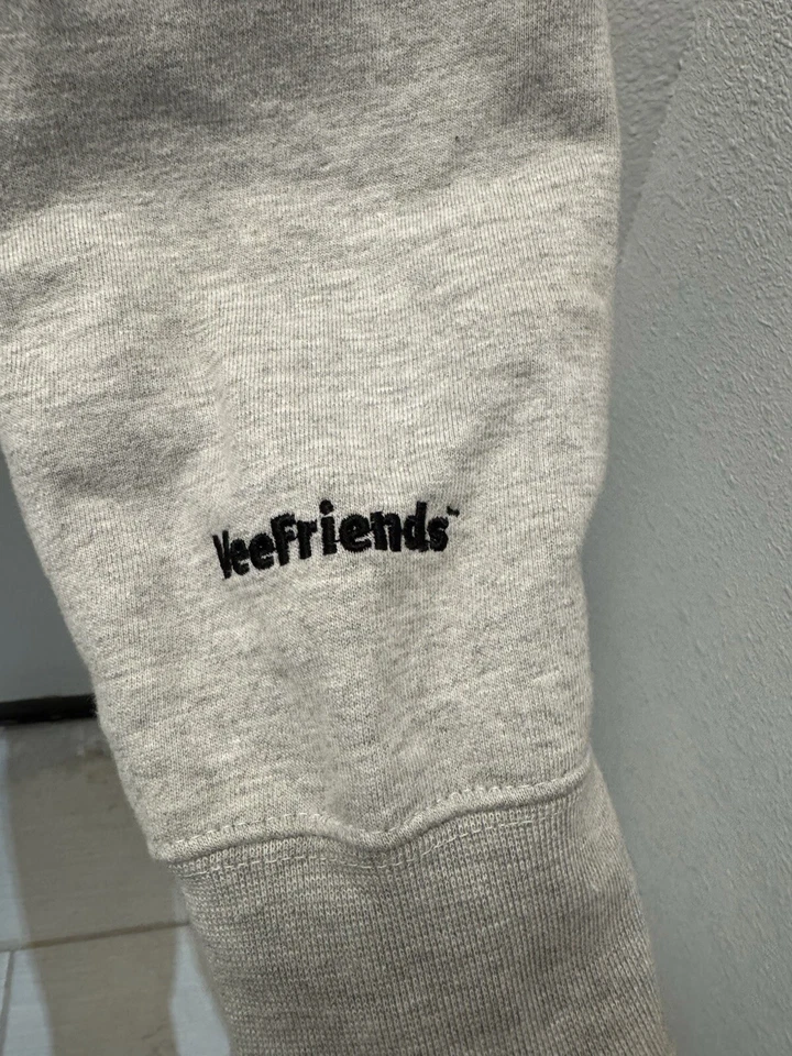 Moletom com capuz STAPLE bordado pombo cinza urze masculino tamanho 2XL - Imagem 4 de 4