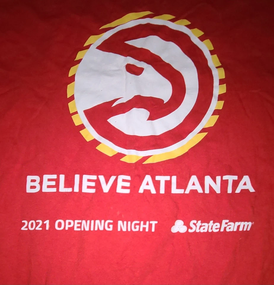 Atlanta Hawks 2021 Opening Night Game T-Shirt Men’s 2XL - Image 3 of 4