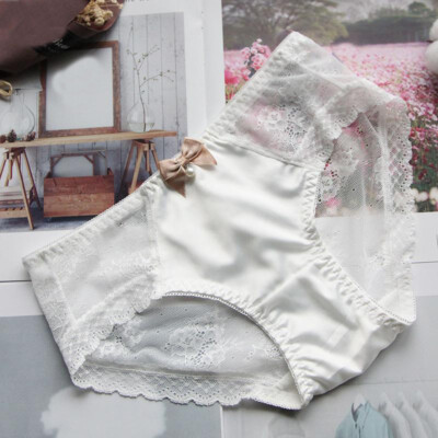 New Japanese Cute Girls Lace Panties Briefs Underpants Low Waist Sweet Underwear