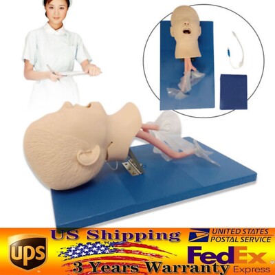 Child Intubation Manikin Teaching Study Model Airway Management Trainer W/ Tube