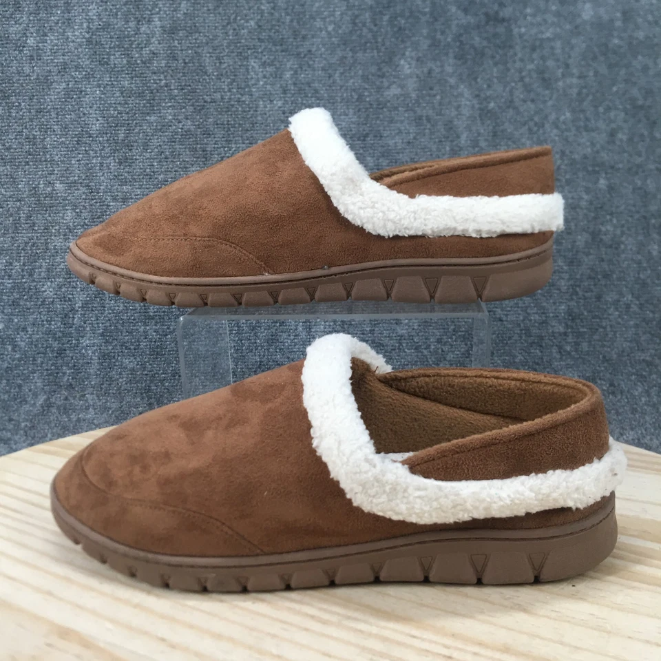 Туфли мужские Wembley 11-12 без шнуровки сабо коричневые комфортный искусственный мех низкий верх - Изображение 2 из 4