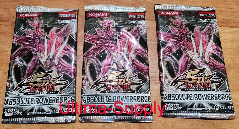 遊戯王OCG ABSOLUTE POWERFORCE 1BOX(30パック) Yu-Gi-Oh! TCG Absolute Powerforce Sealed Collectible Card Game