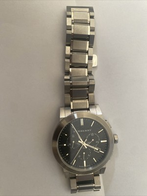 Burberry The City BU9351 Chronograph Men's Wristwatch - SIlver