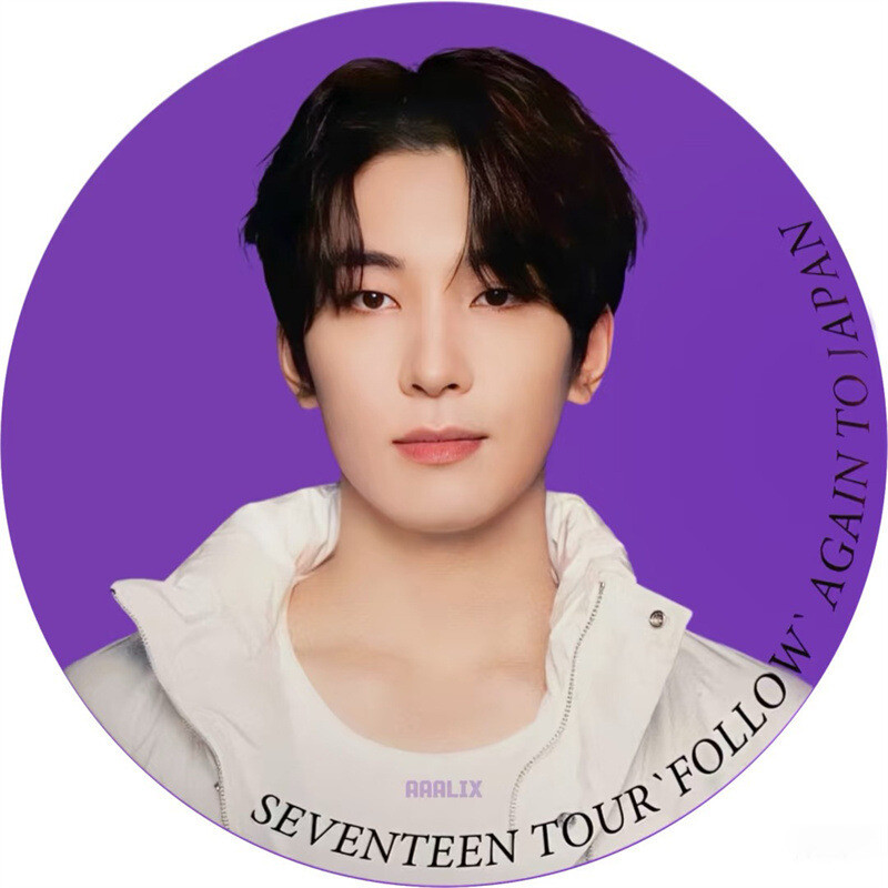 Kpop SEVENTEEN Follow Chest Pins Round Badge SVT | eBay